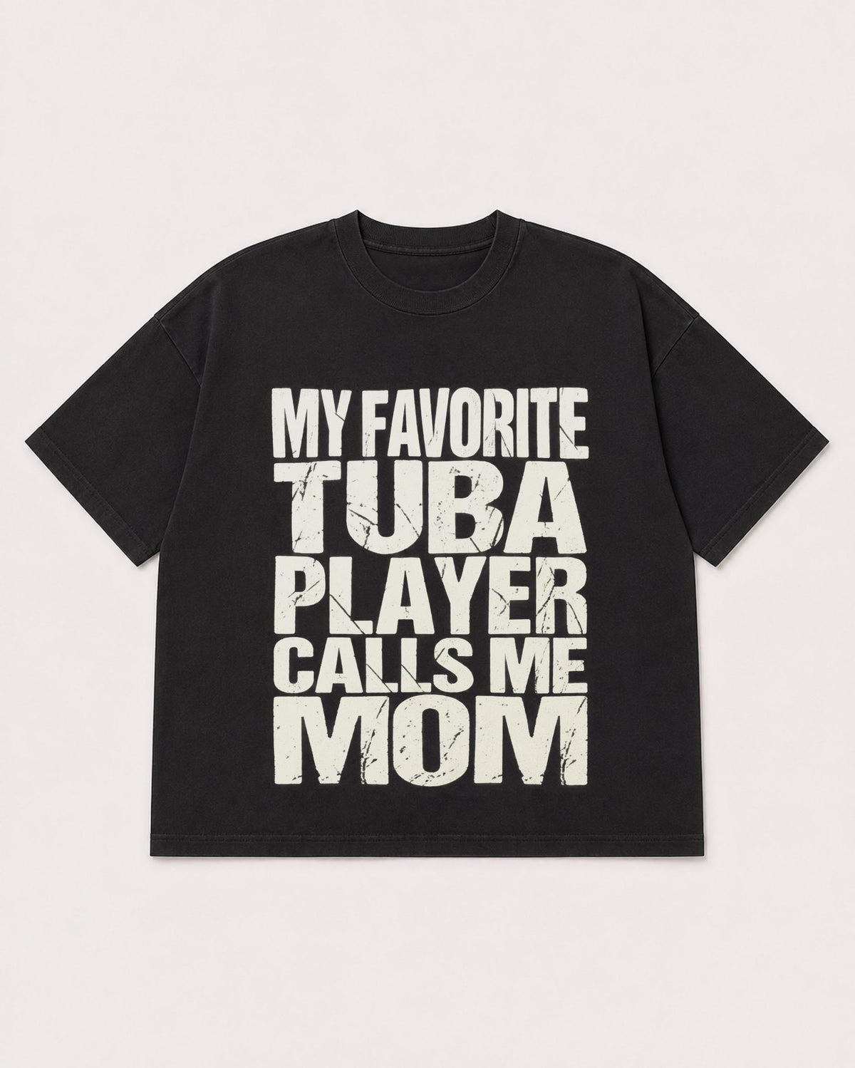 Mockup Boxy Heavyweight Tee Black product