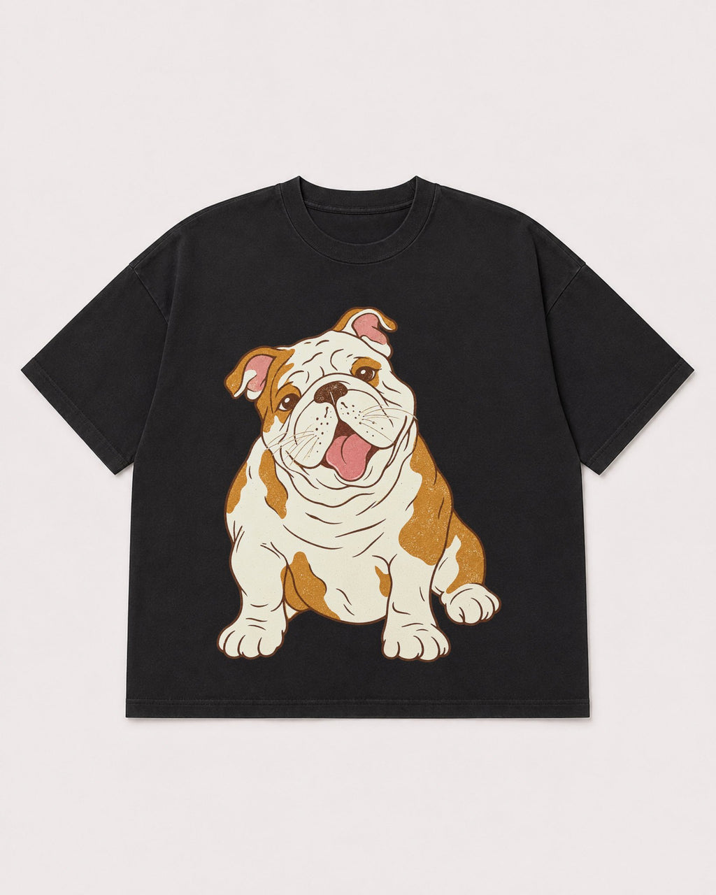 Mockup Boxy Heavyweight Tee Black product