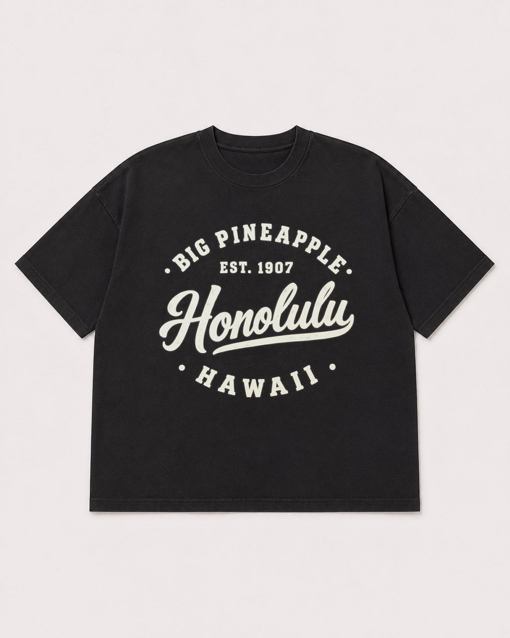 Mockup Boxy Heavyweight Tee Black product