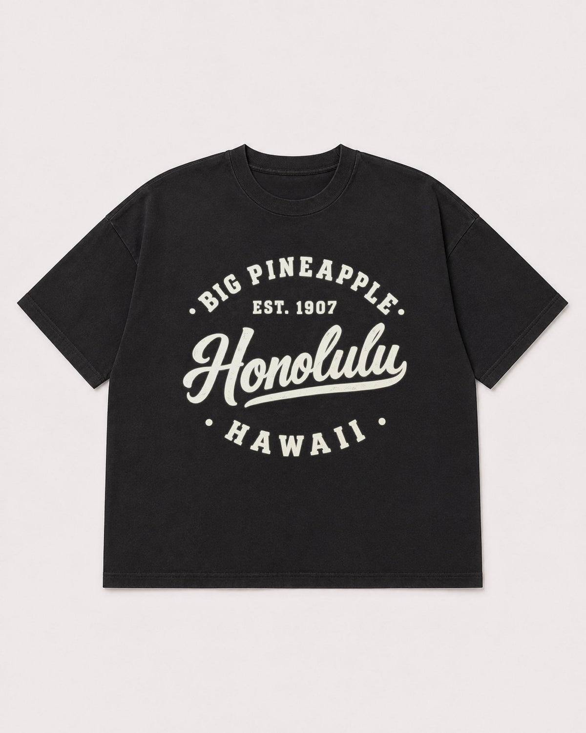 Mockup Boxy Heavyweight Tee Black product