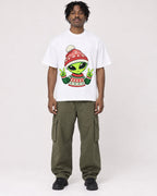 Mockup Boxy Heavyweight Tee White male full-body 04