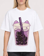 Mockup Boxy Heavyweight Tee White female close-up 08