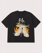 Mockup Boxy Heavyweight Tee Black product