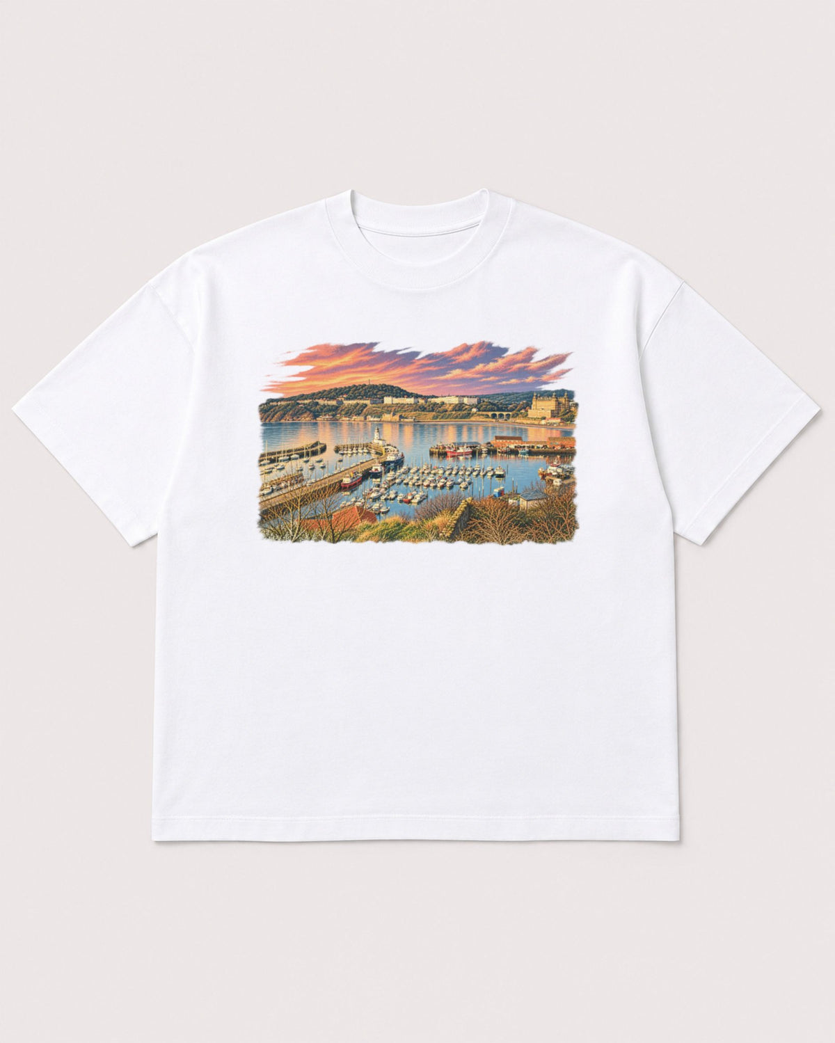 Mockup Boxy Heavyweight Tee White product