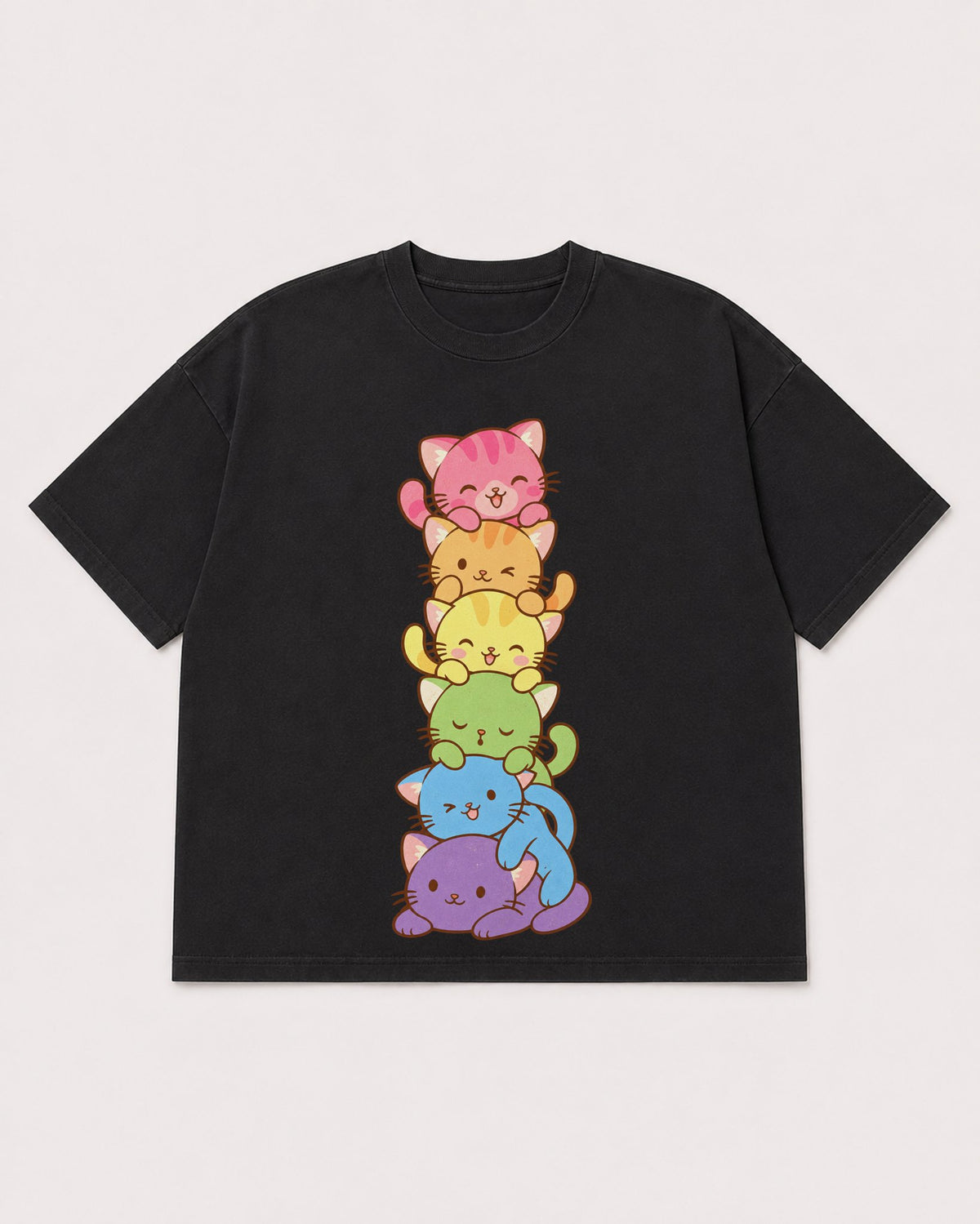 Mockup Boxy Heavyweight Tee Black product