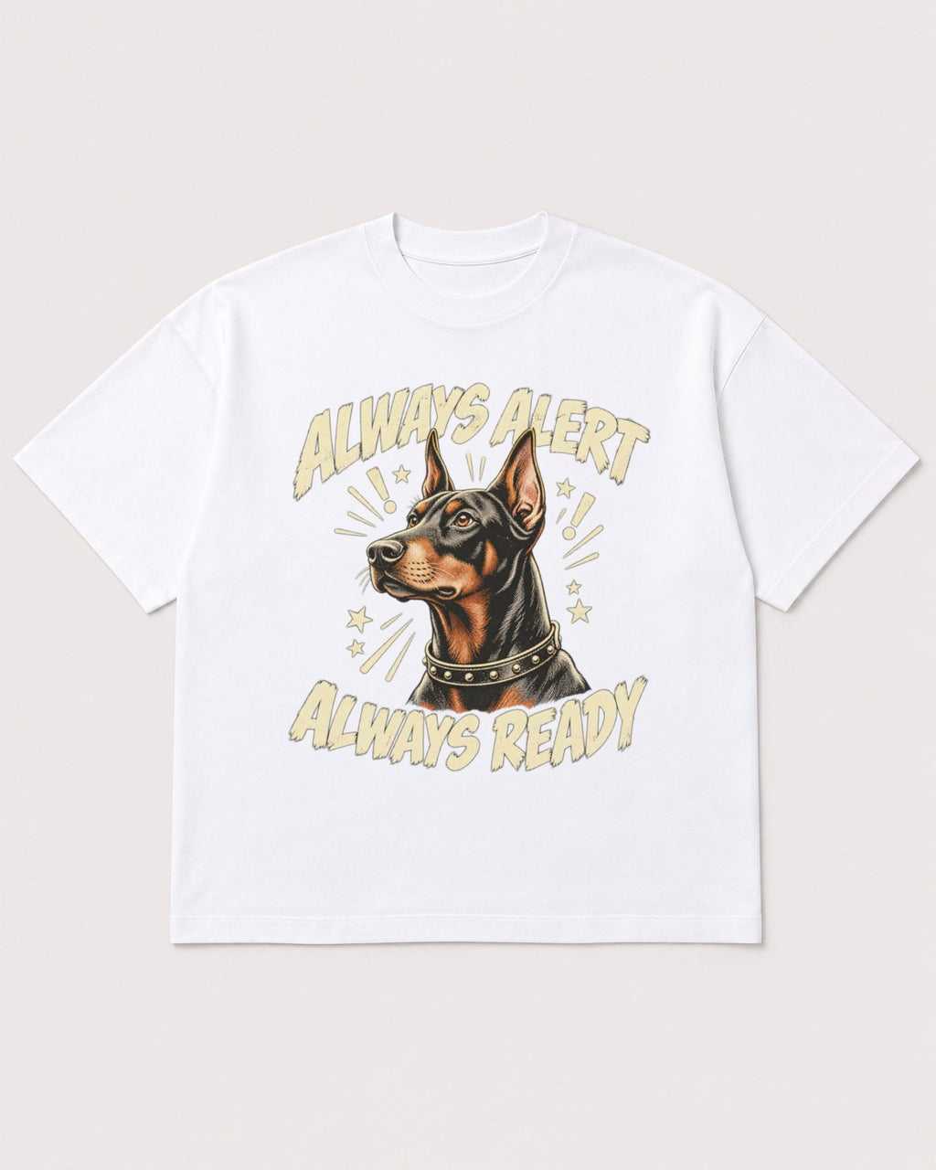Mockup Boxy Heavyweight Tee White product