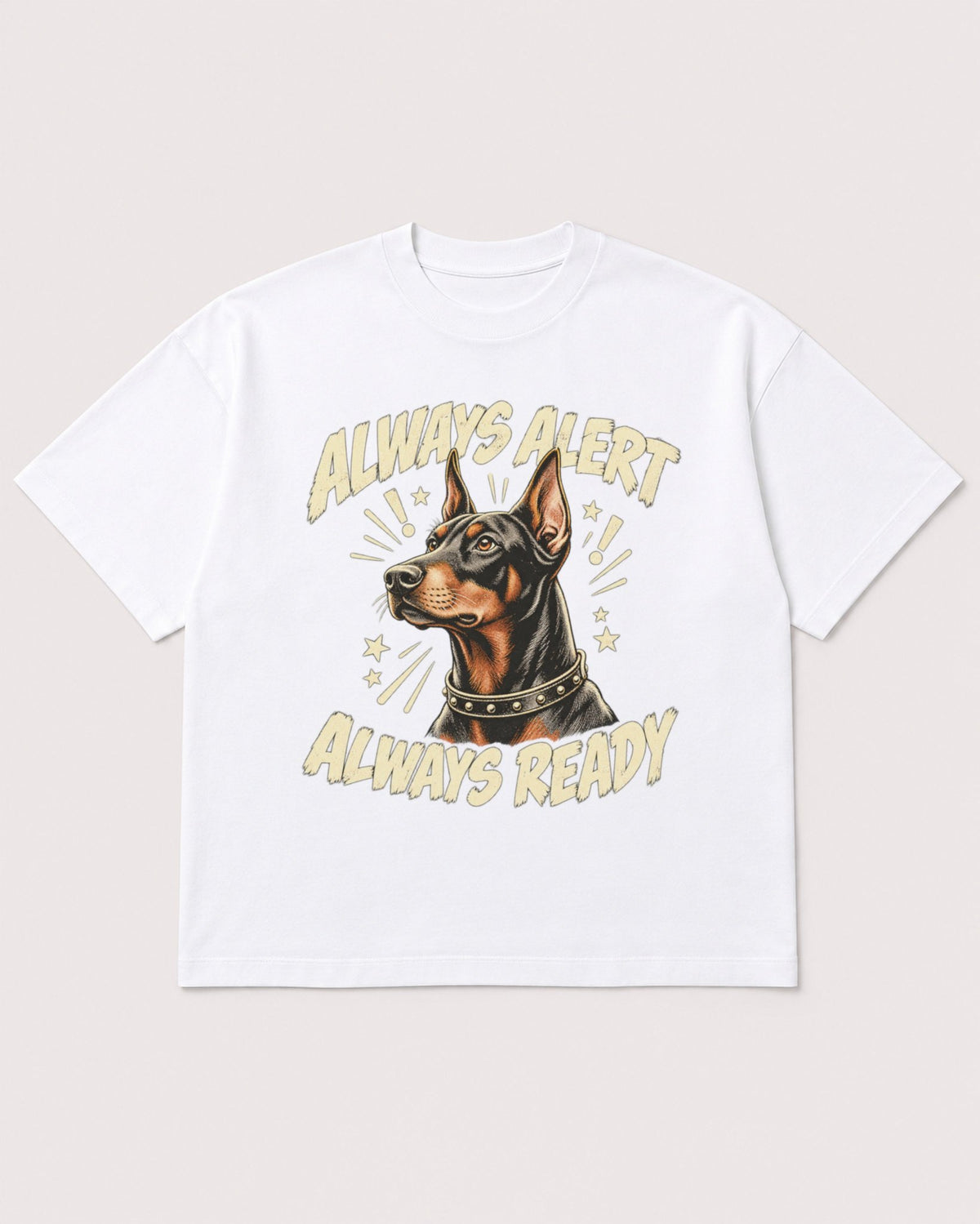 Mockup Boxy Heavyweight Tee White product