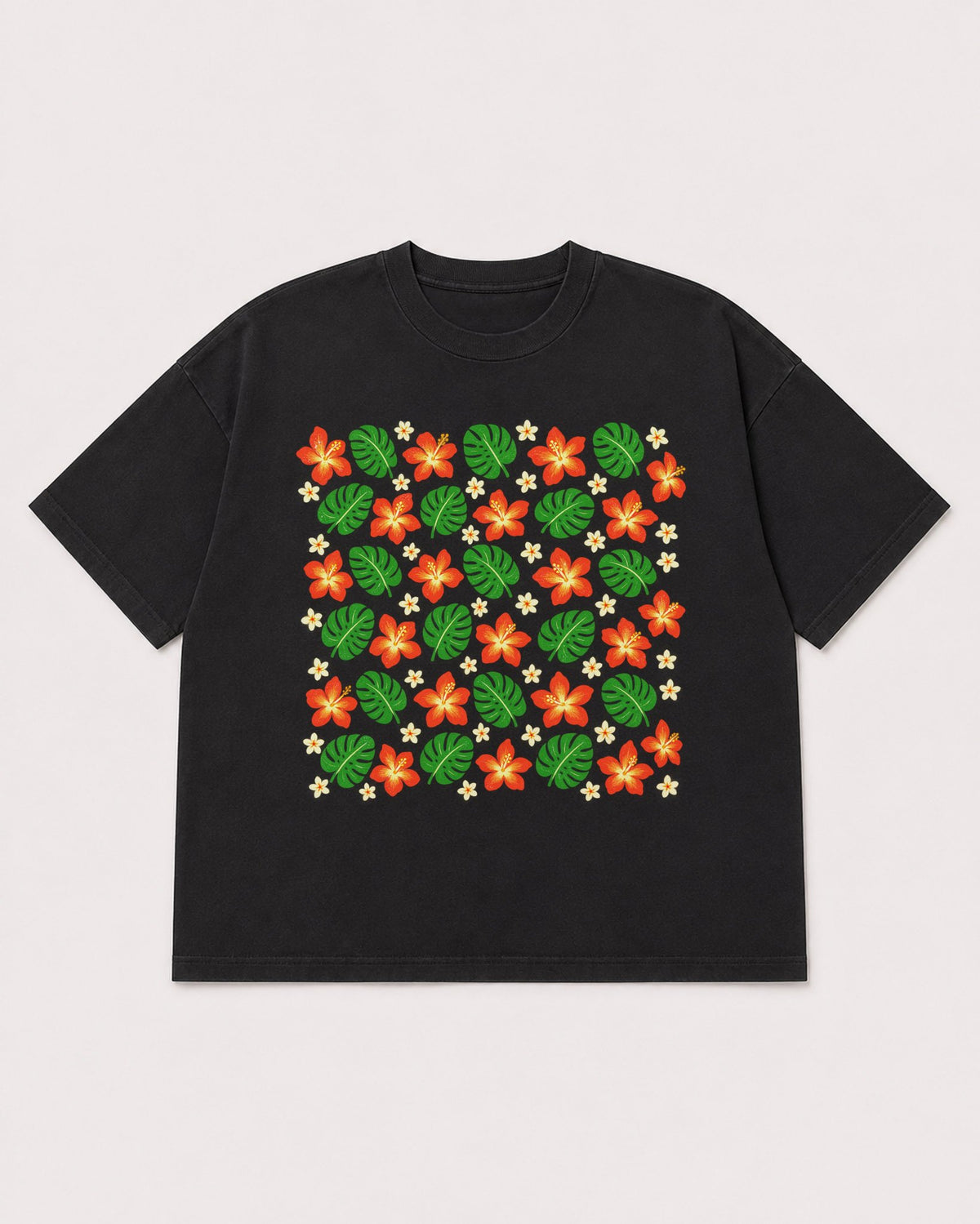 Mockup Boxy Heavyweight Tee Black product