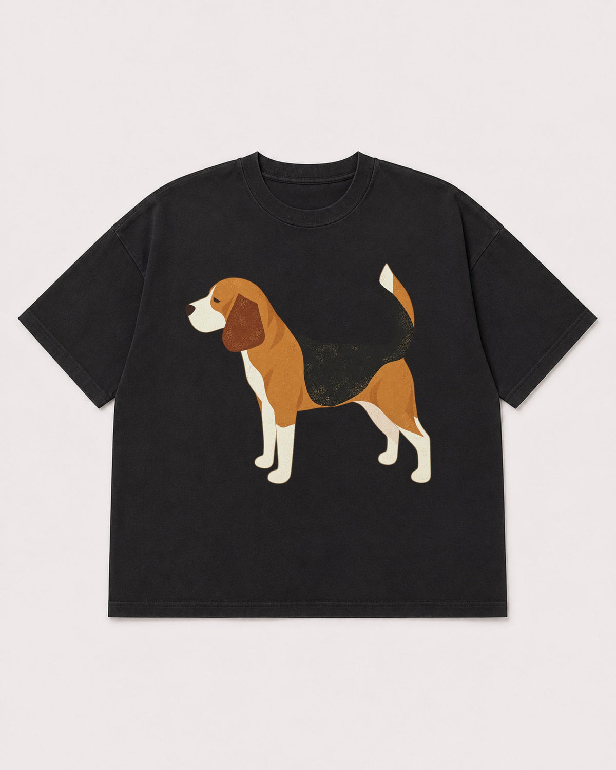 Mockup Boxy Heavyweight Tee Black product