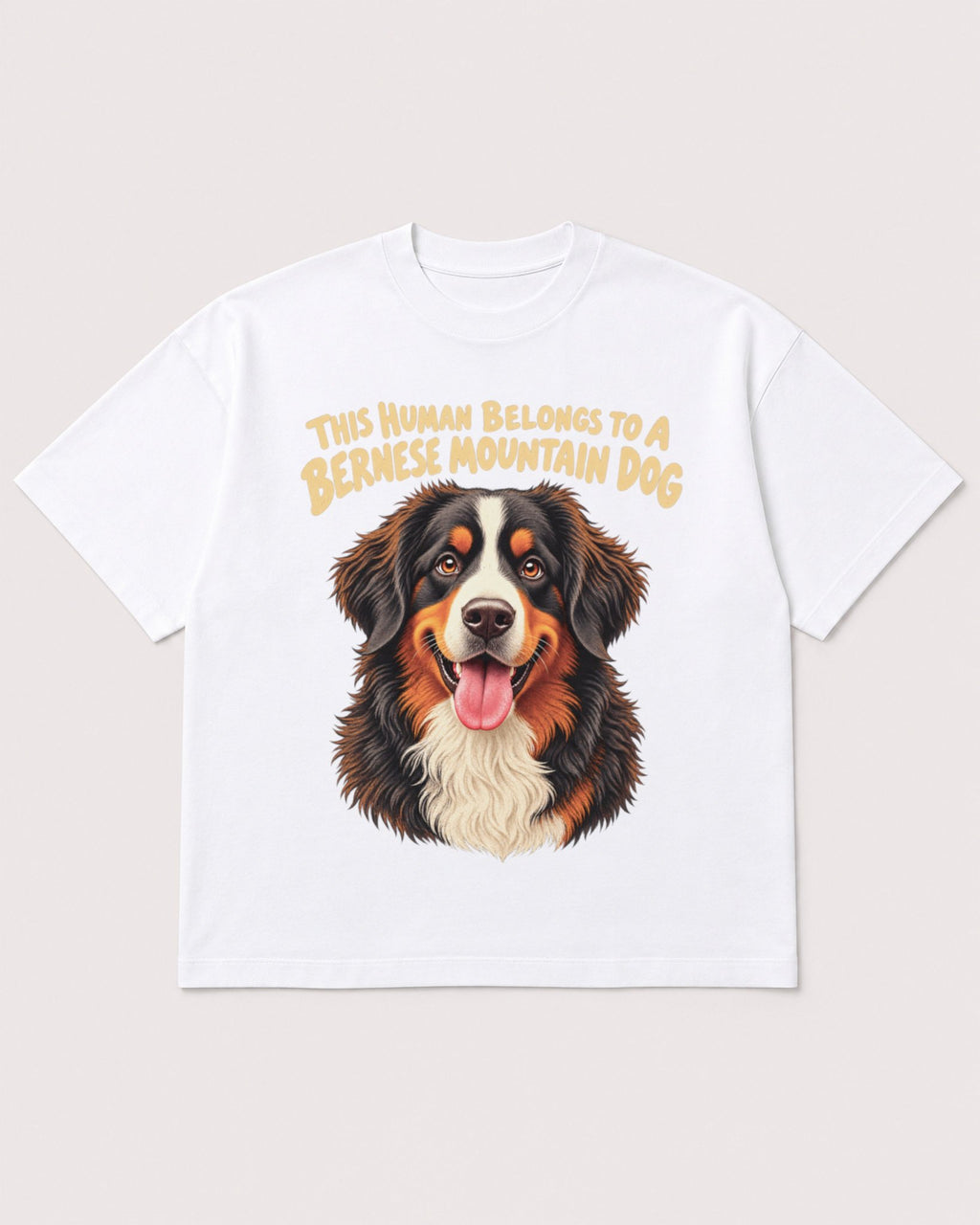 Mockup Boxy Heavyweight Tee White product