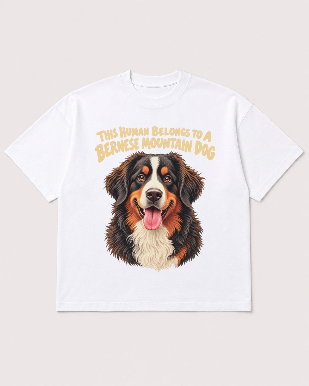 Mockup Boxy Heavyweight Tee White product