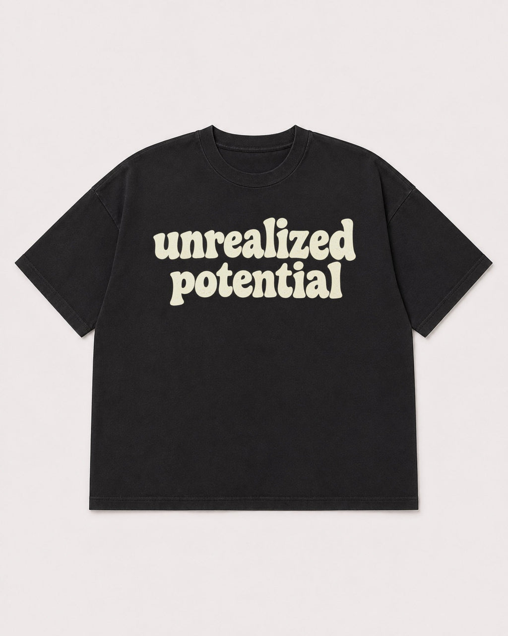 Mockup Boxy Heavyweight Tee Black product