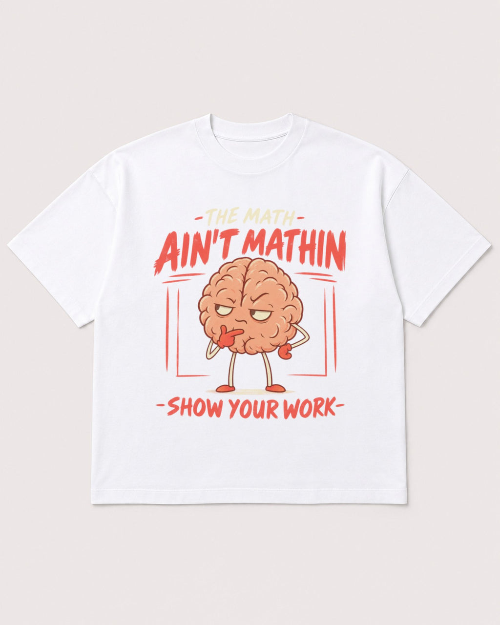 Mockup Boxy Heavyweight Tee White product