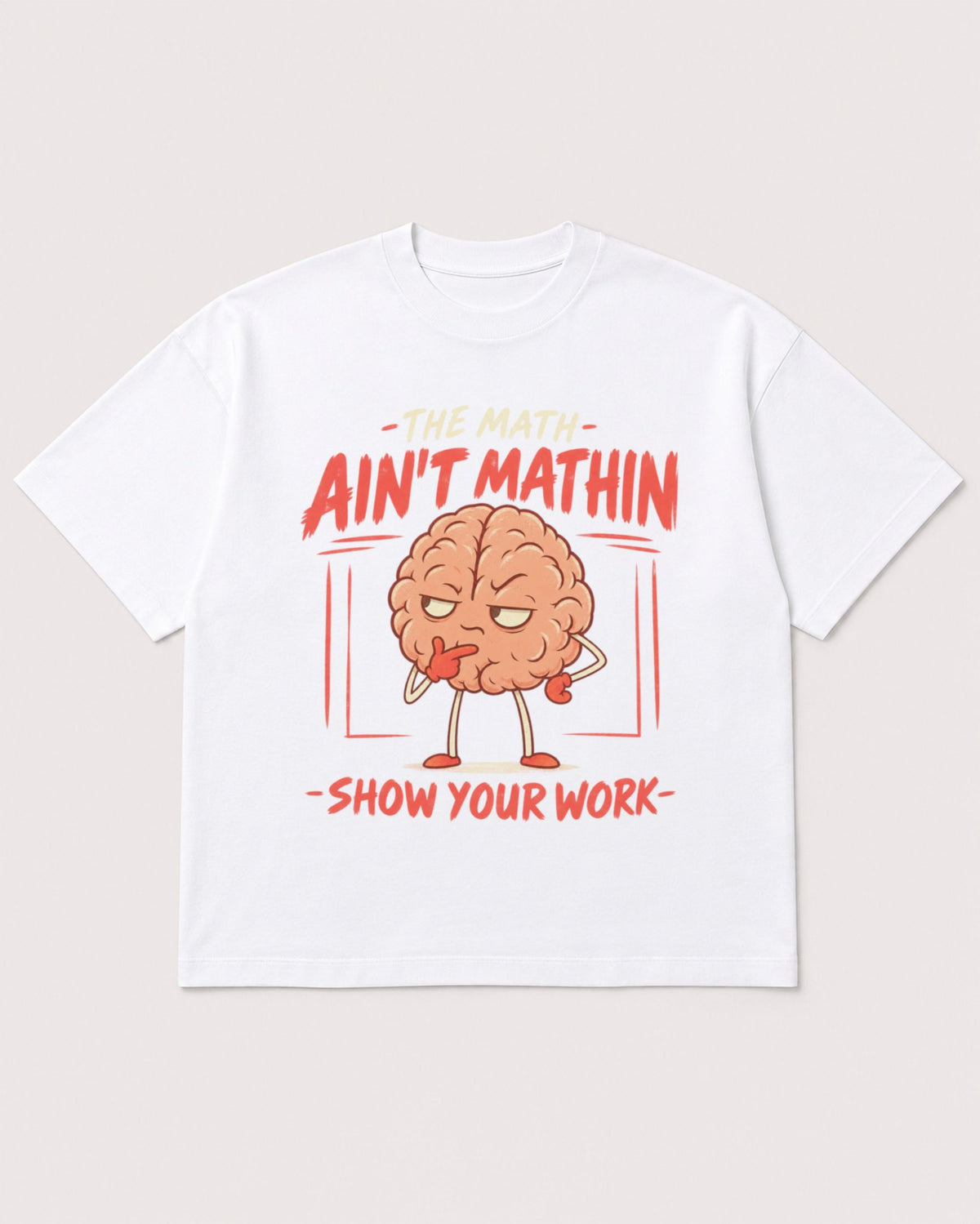 Mockup Boxy Heavyweight Tee White product