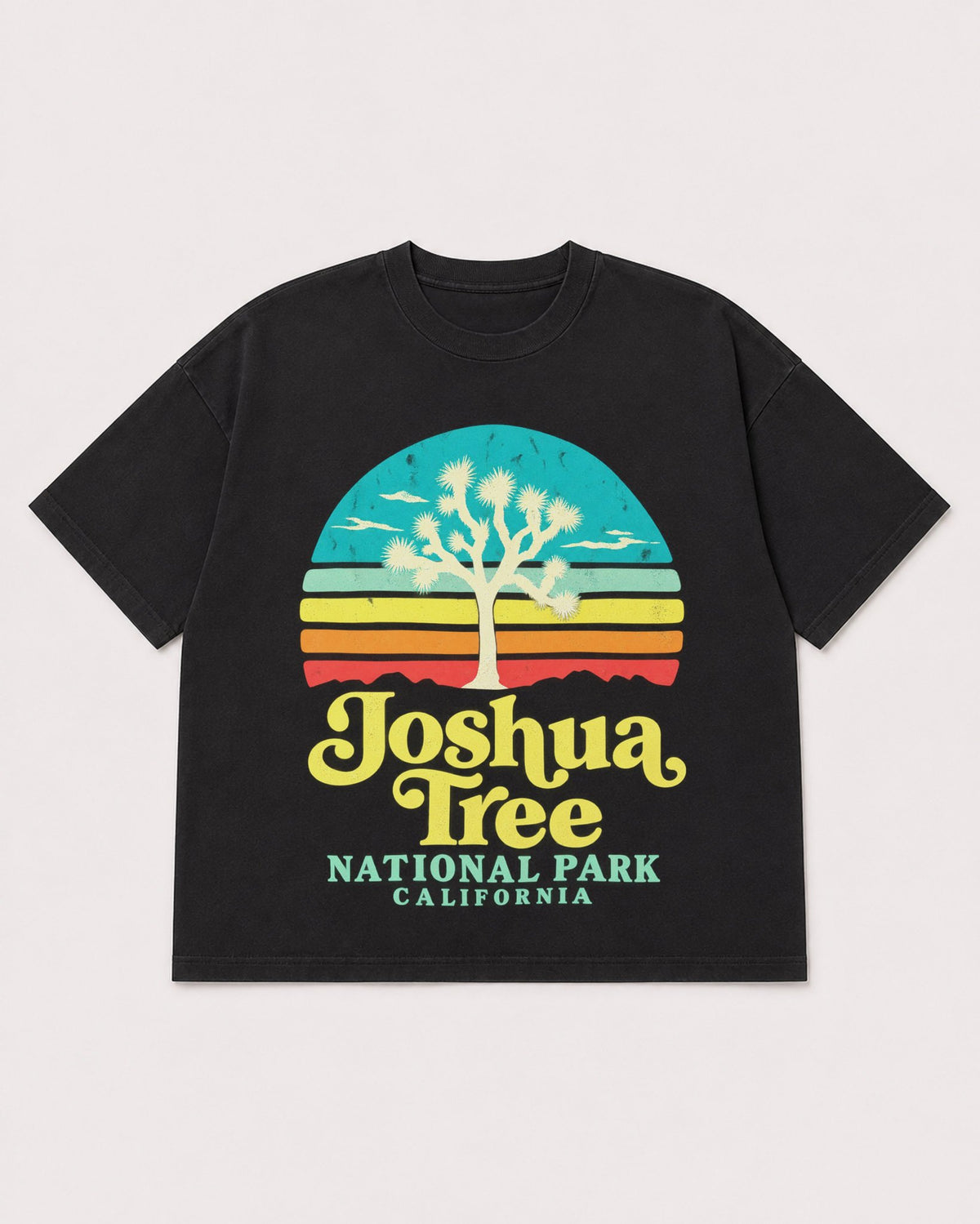 Mockup Boxy Heavyweight Tee Black product