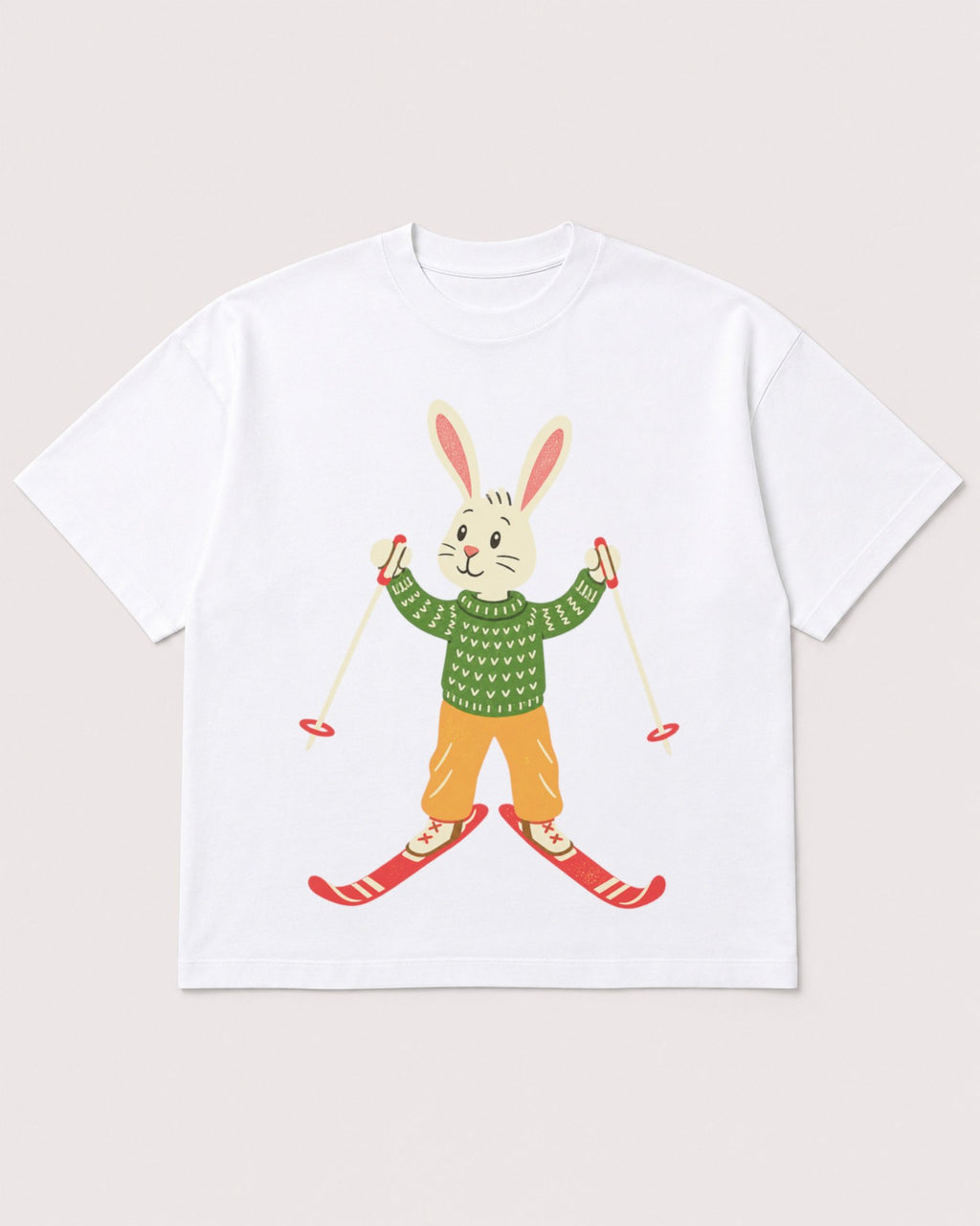 Mockup Boxy Heavyweight Tee White product