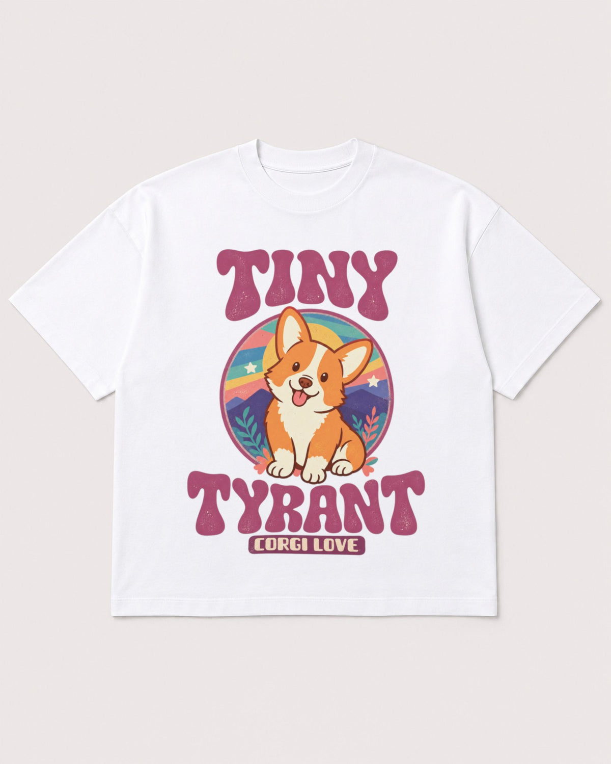 Mockup Boxy Heavyweight Tee White product
