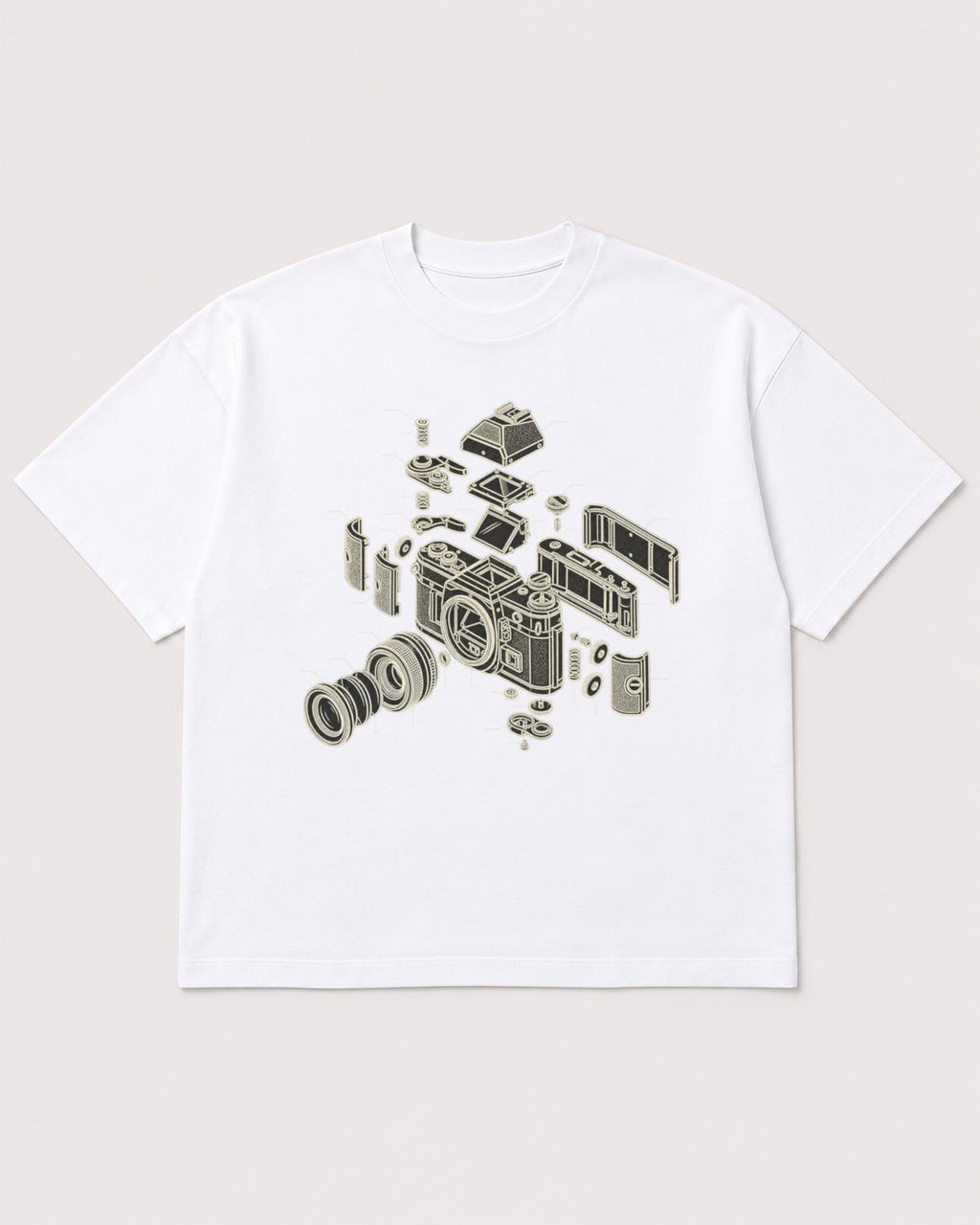 Mockup Boxy Heavyweight Tee White product