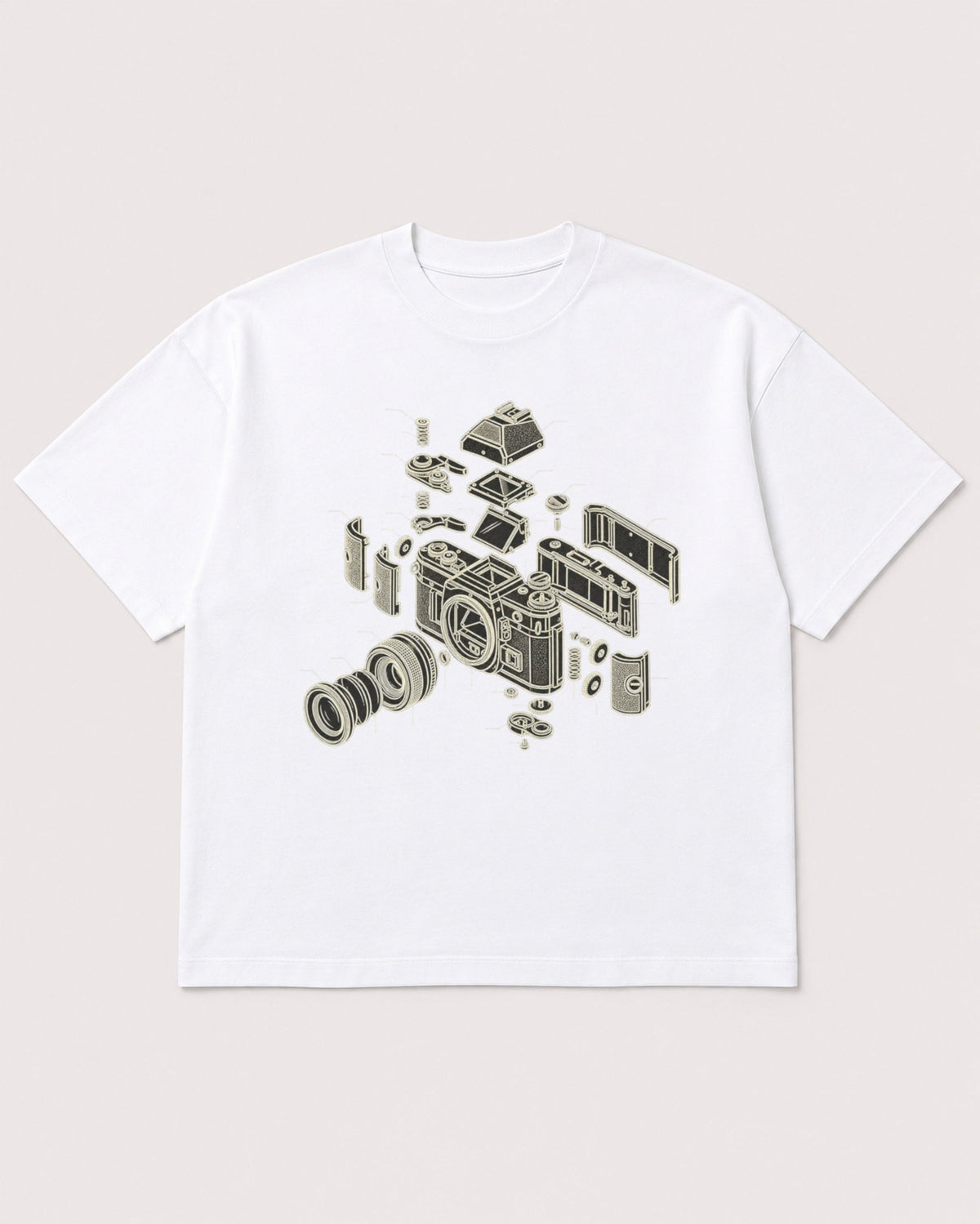 Mockup Boxy Heavyweight Tee White product