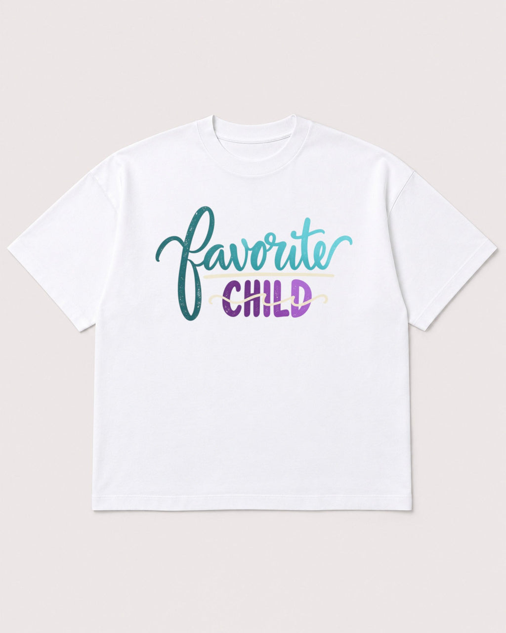 Mockup Boxy Heavyweight Tee White product