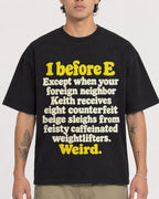 Mockup Boxy Heavyweight Tee Black male close-up 36