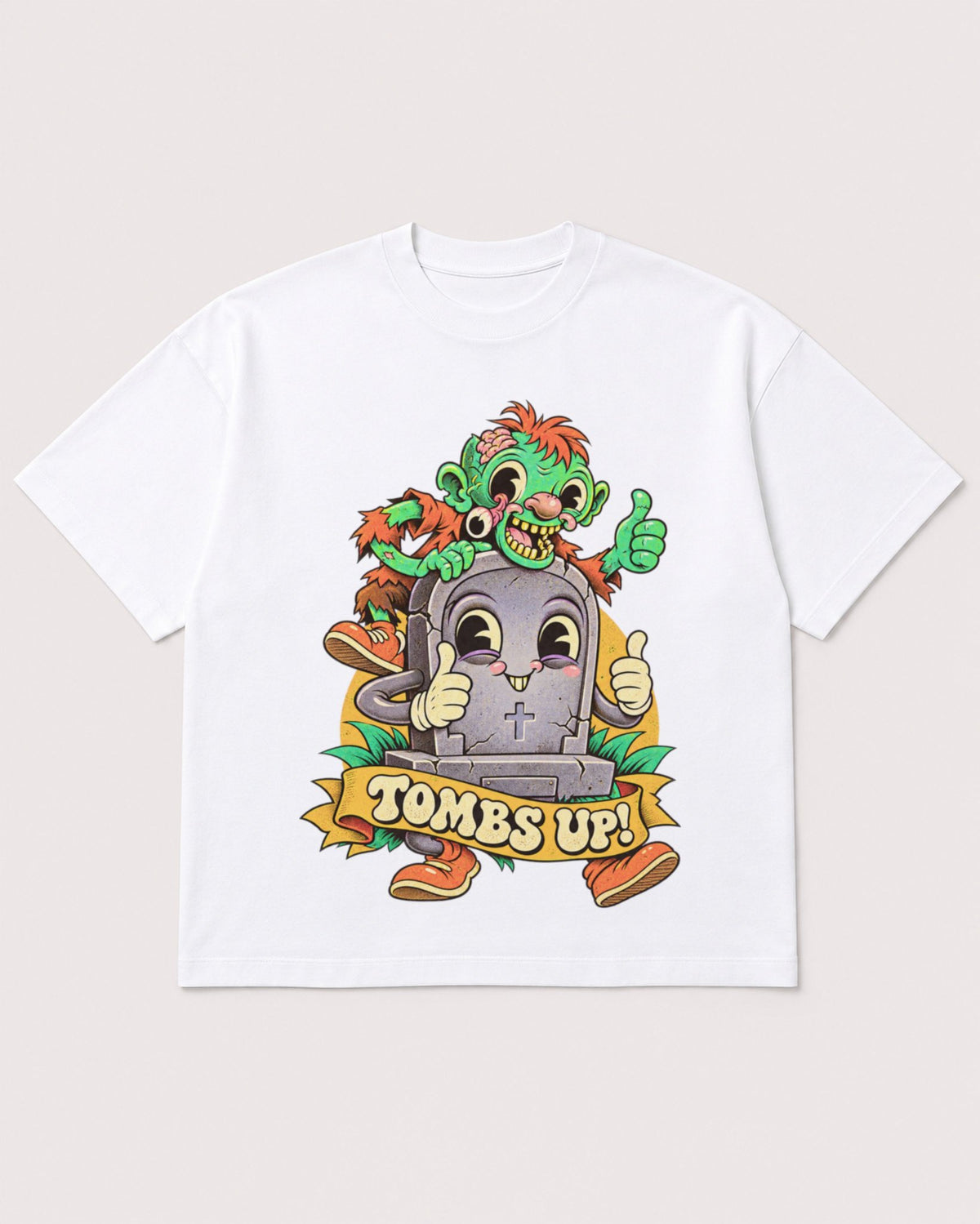 Mockup Boxy Heavyweight Tee White product