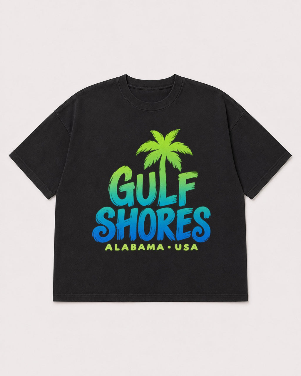 Mockup Boxy Heavyweight Tee Black product