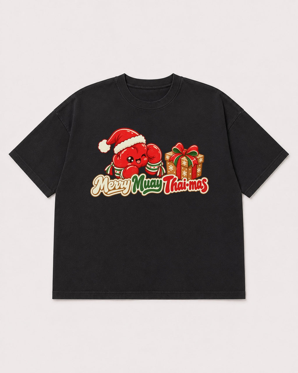 Mockup Boxy Heavyweight Tee Black product