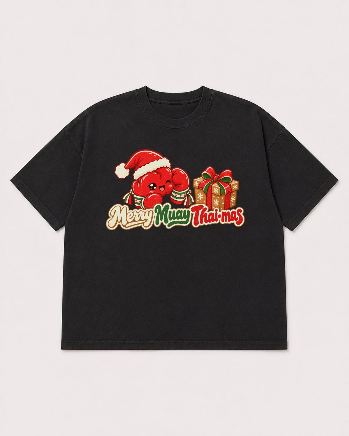 Mockup Boxy Heavyweight Tee Black product