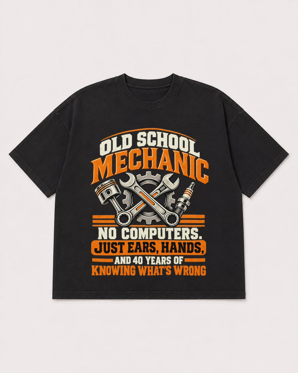 Mockup Boxy Heavyweight Tee Black product