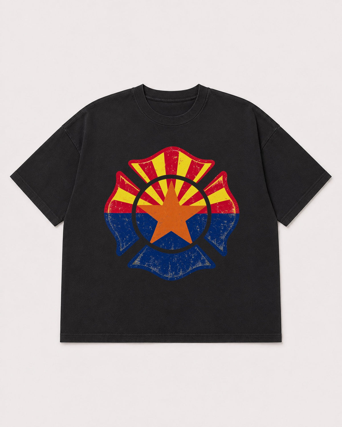 Mockup Boxy Heavyweight Tee Black product