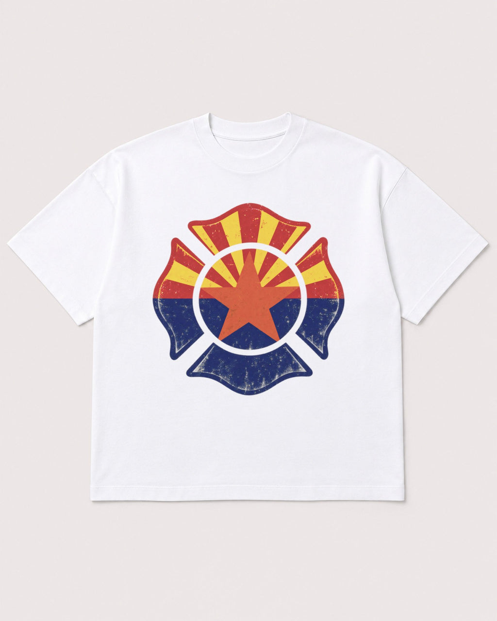 Mockup Boxy Heavyweight Tee White product