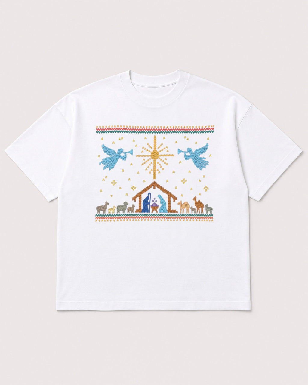 Mockup Boxy Heavyweight Tee White product