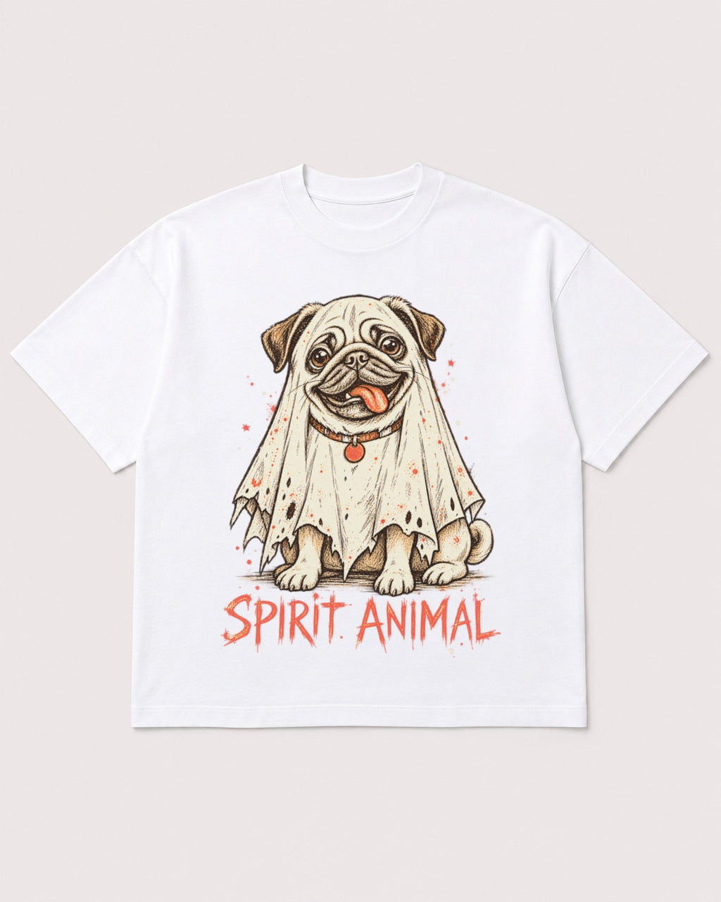Mockup Boxy Heavyweight Tee White product