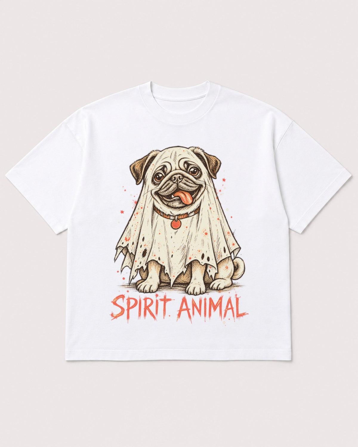 Mockup Boxy Heavyweight Tee White product