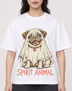 Mockup Boxy Heavyweight Tee White female close-up 03