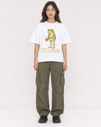 Mockup Boxy Heavyweight Tee White female full-body 02