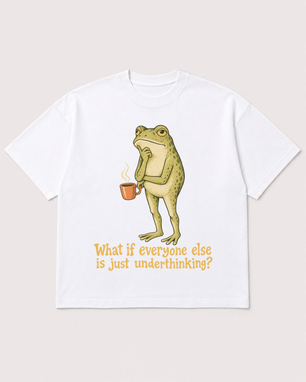 Mockup Boxy Heavyweight Tee White product