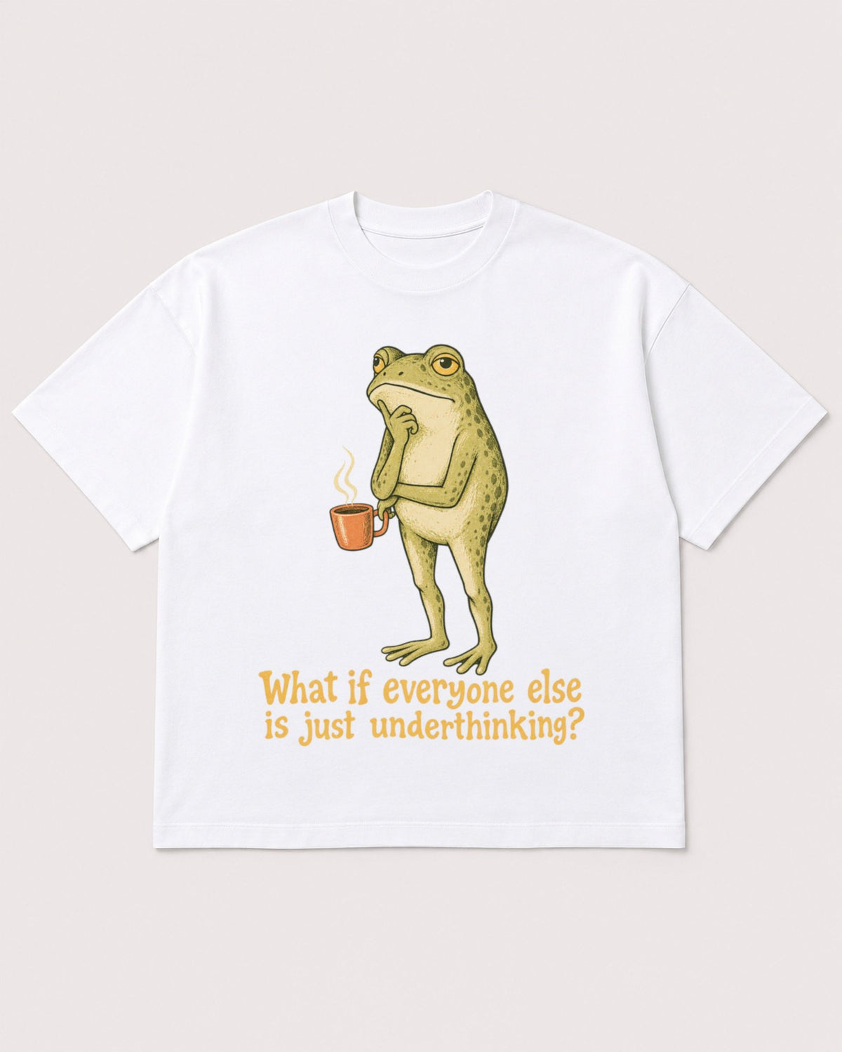 Mockup Boxy Heavyweight Tee White product