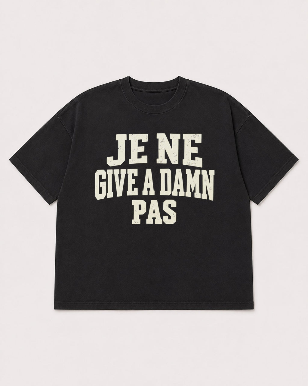 Mockup Boxy Heavyweight Tee Black product