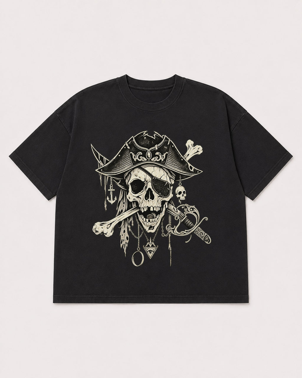 Mockup Boxy Heavyweight Tee Black product