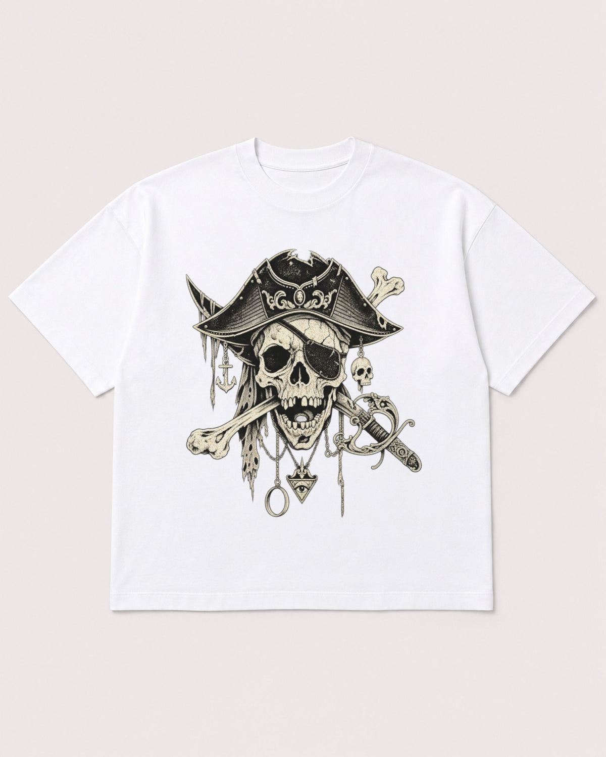 Mockup Boxy Heavyweight Tee White product
