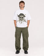 Mockup Boxy Heavyweight Tee White male full-body 29