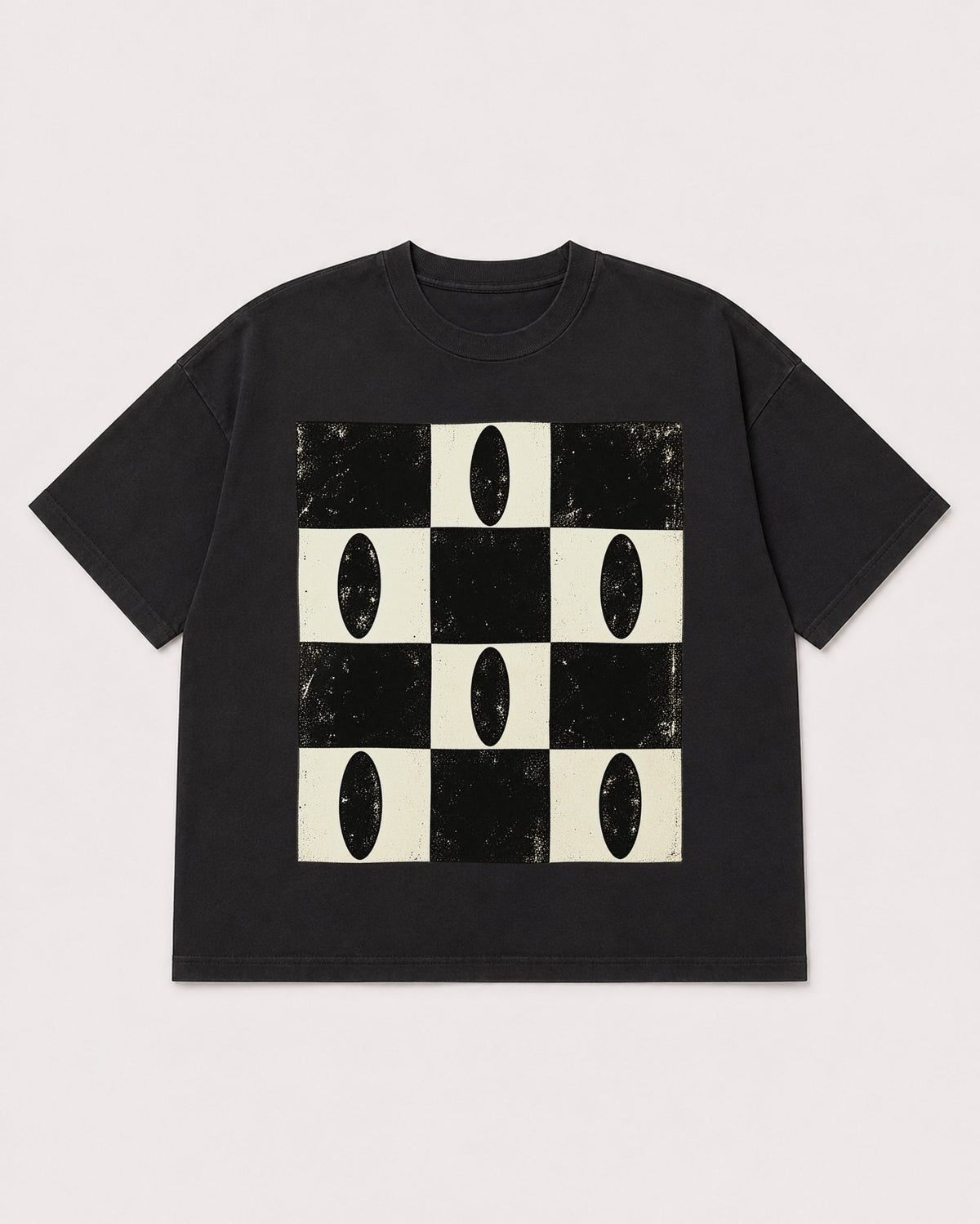Mockup Boxy Heavyweight Tee Black product