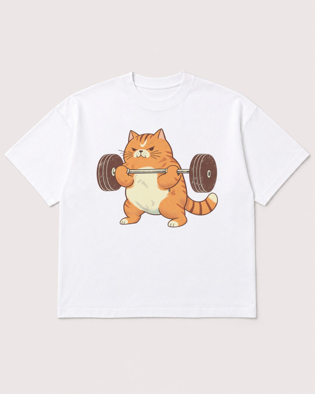 Mockup Boxy Heavyweight Tee White product