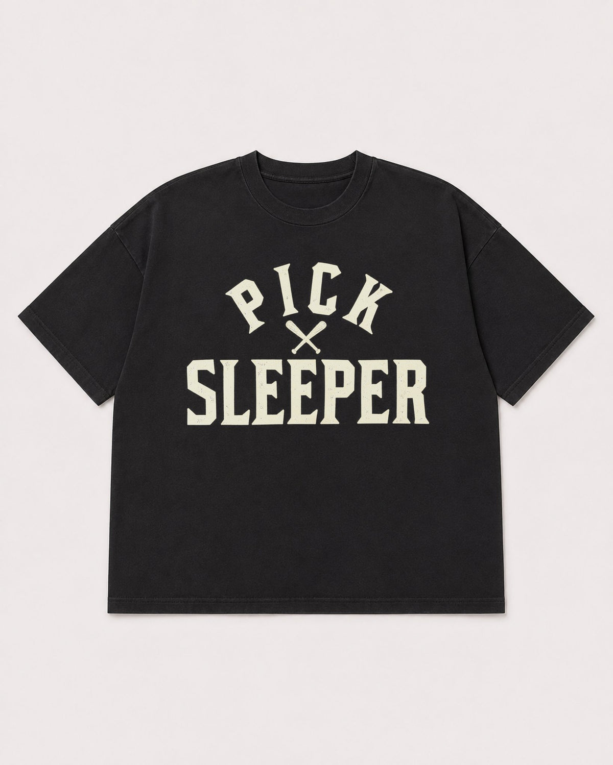Mockup Boxy Heavyweight Tee Black product