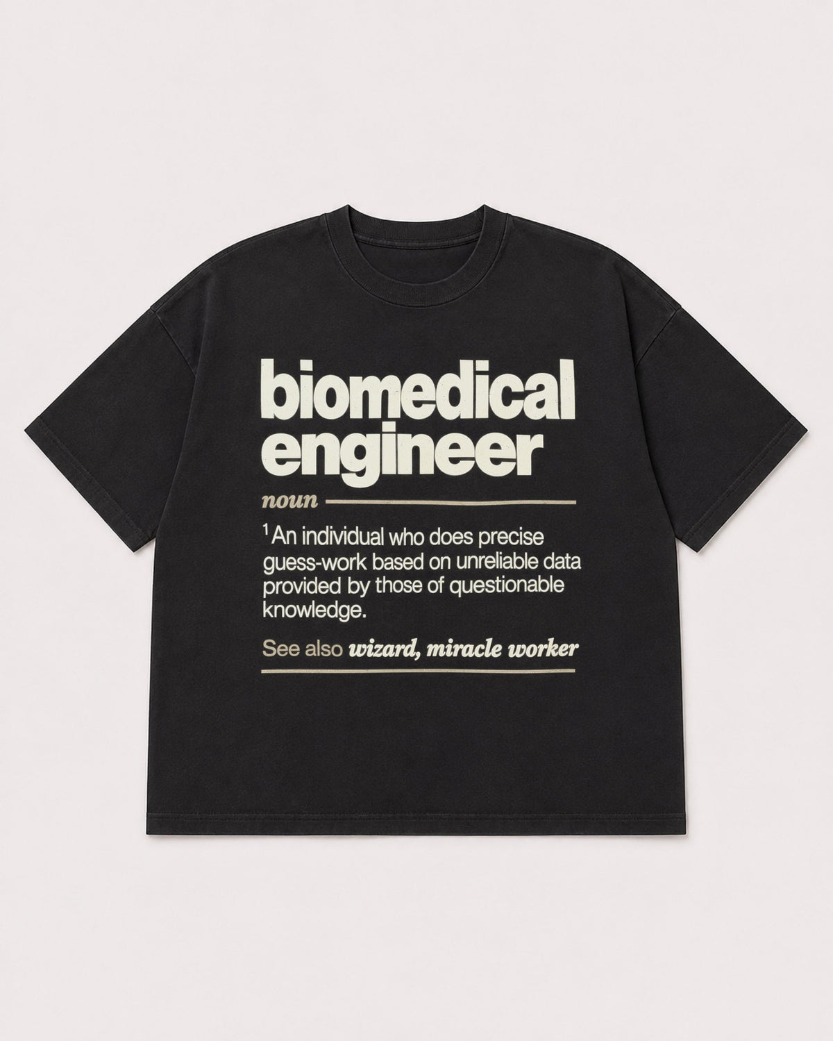 Mockup Boxy Heavyweight Tee Black product