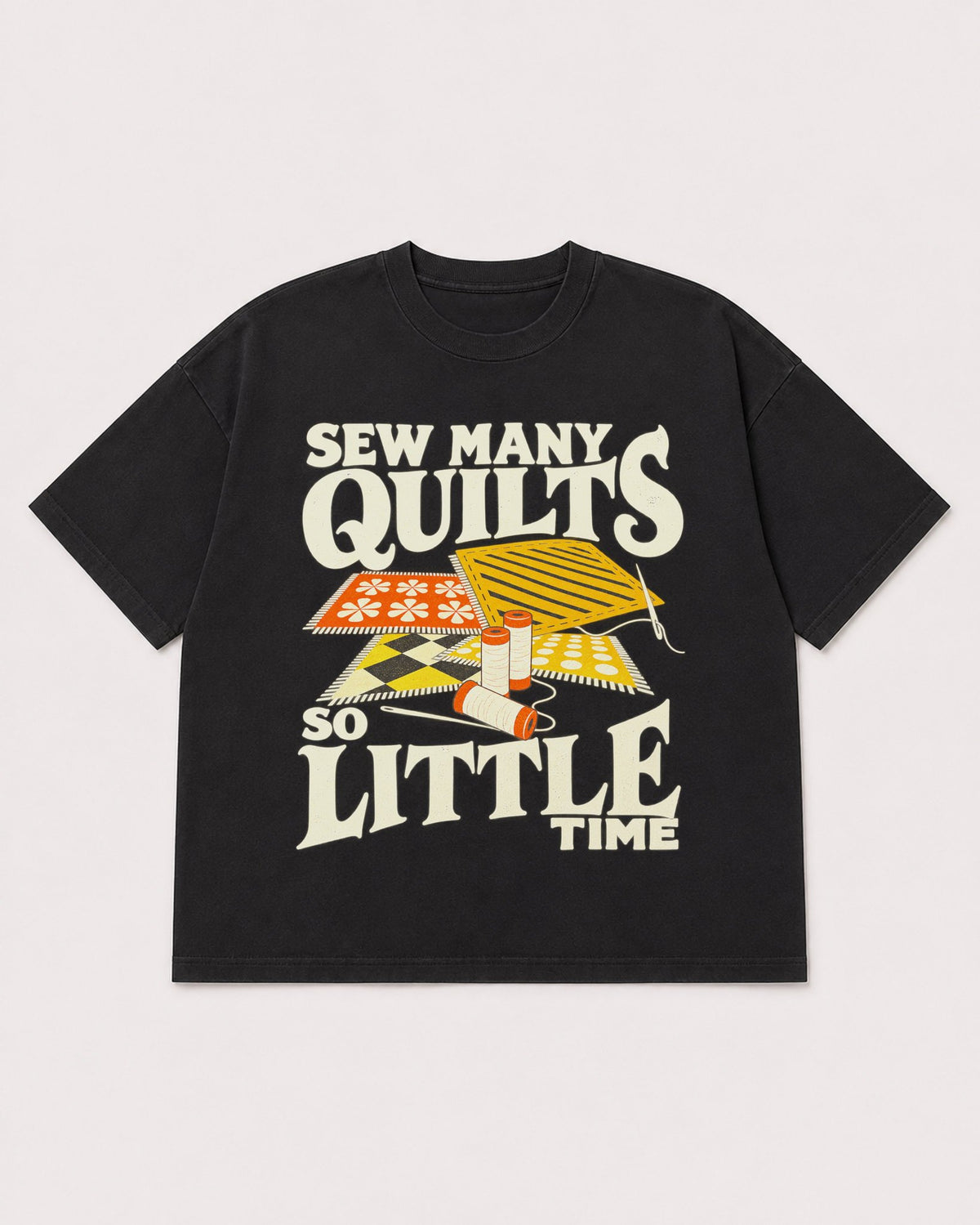 Mockup Boxy Heavyweight Tee Black product