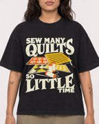 Mockup Boxy Heavyweight Tee Black female close-up 06