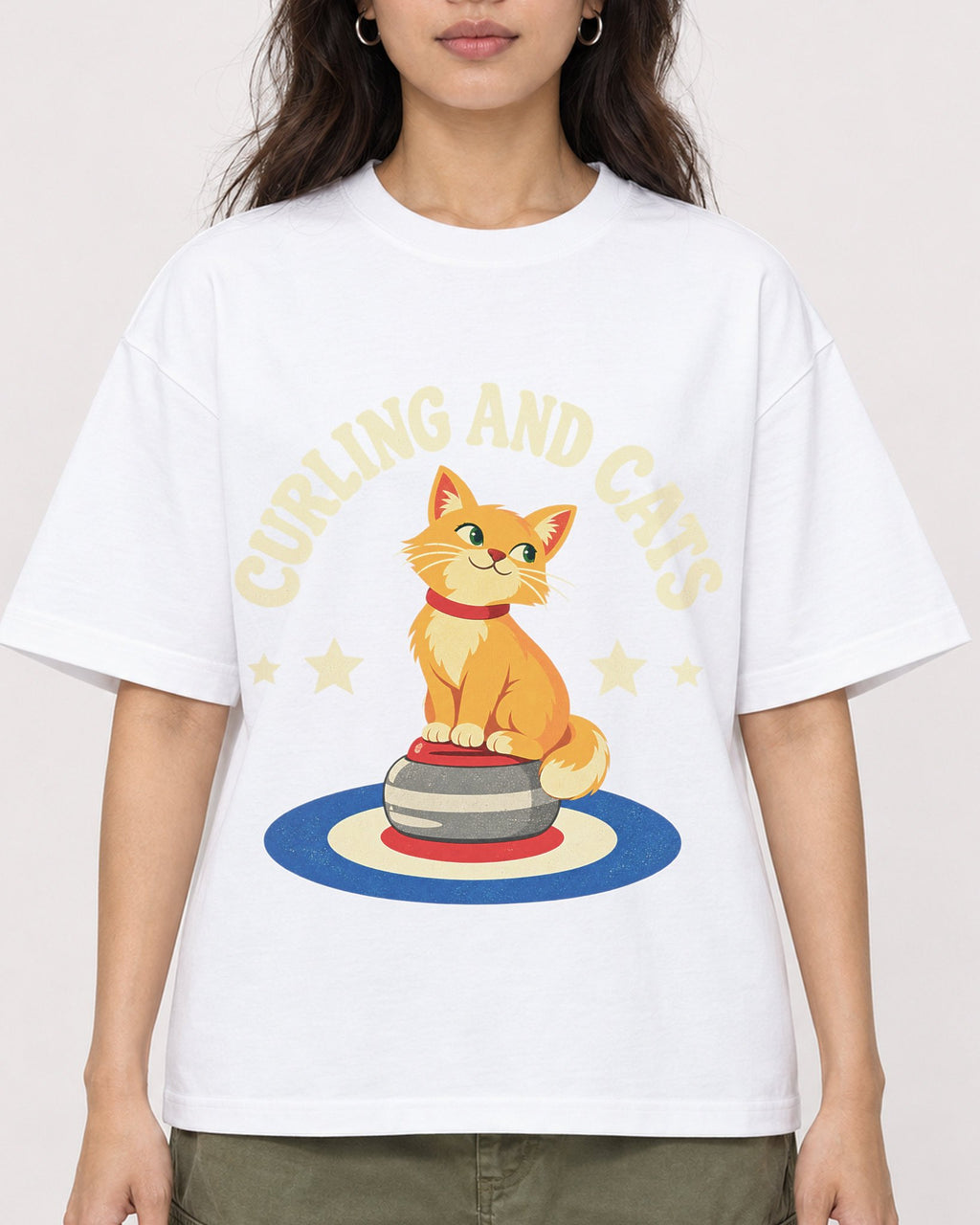 Mockup Boxy Heavyweight Tee White female close-up 02